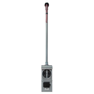 Base Acometida ELK Subterránea 1.5 Metros Rilez C/Breaker 2x100 C/Cable de Aluminio - BASE059