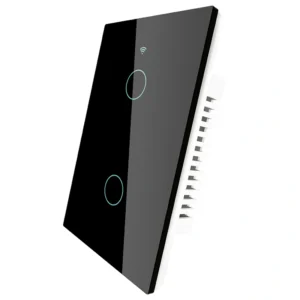 Apagador MOES NEUTRO WiFi 2 Vias Negro-IOT020