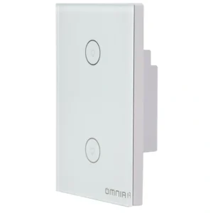 Apagador SMART OMNIA HIBRIDO WiFi/RF 2 Via Blanco-IOT025