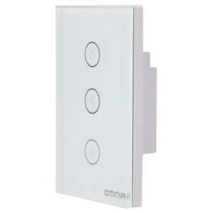 Apagador SMART OMNIA HIBRIDO WiFi/RF 3 Via Blanco-IOT027